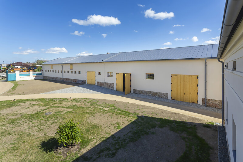 The reconstruction of horse barn in Rymice is completed