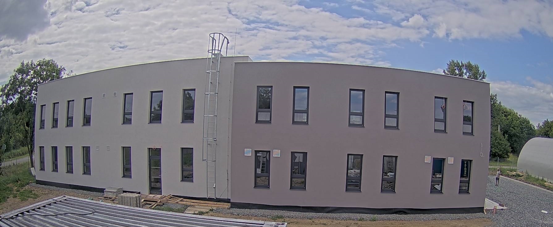 Structural shell of block of flats in Holešov – VIDEO